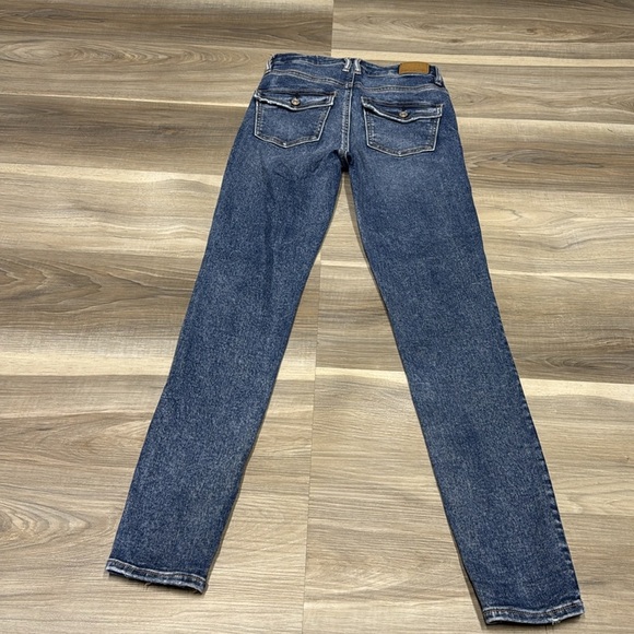 🏁 American Eagle ultra high rise jeggings size 0 - Picture 8 of 10